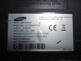 vendo placa de alimentación TVC Samsung