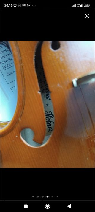 Violín 4/4 Alfred Stinge Höfner AS-060-V Ver abajo