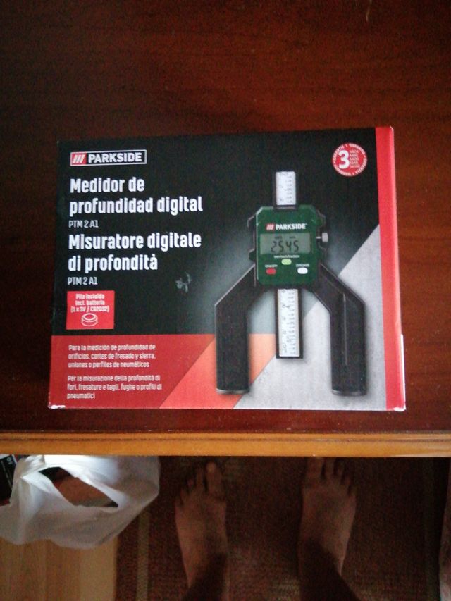 medidor de profundidad digital