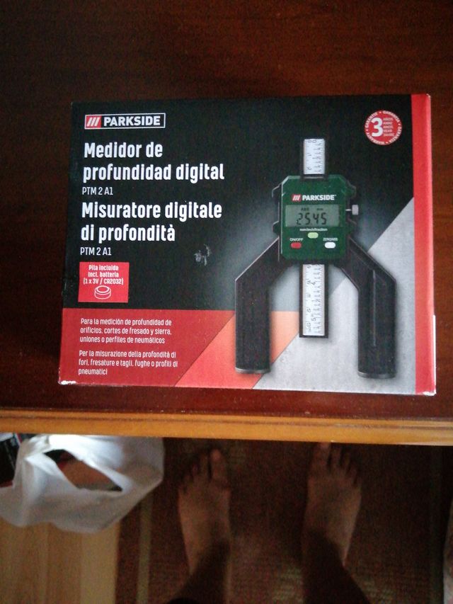 medidor de profundidad digital
