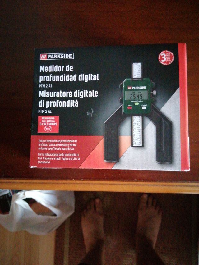 medidor de profundidad digital