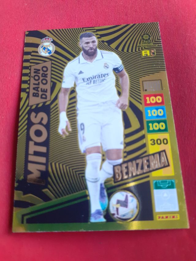MITOS BALON DE ORO BENZEMA CARD 22/23 ADRENALYN XL