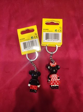 Llavero lego Mickey y Minnie
