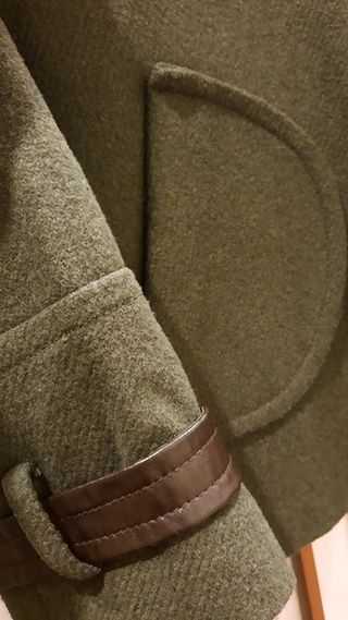 ABRIGO 48 MUJER LANA CHAQUETON TRENCA LEVITA