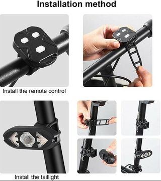 freccia indicatore direzione luce bici monopattino