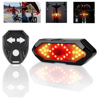 Fanale Luce Posteriore frecce telecomando bici