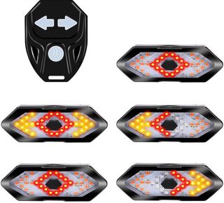 Fanale Luce Posteriore frecce telecomando bici