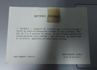 Lote dieciséis cromos diversas colecciones años 70