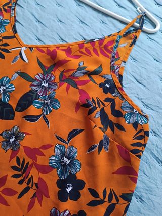 Blusa amplia tirantes- TG