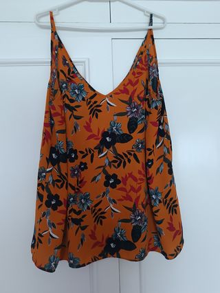 Blusa amplia tirantes- TG