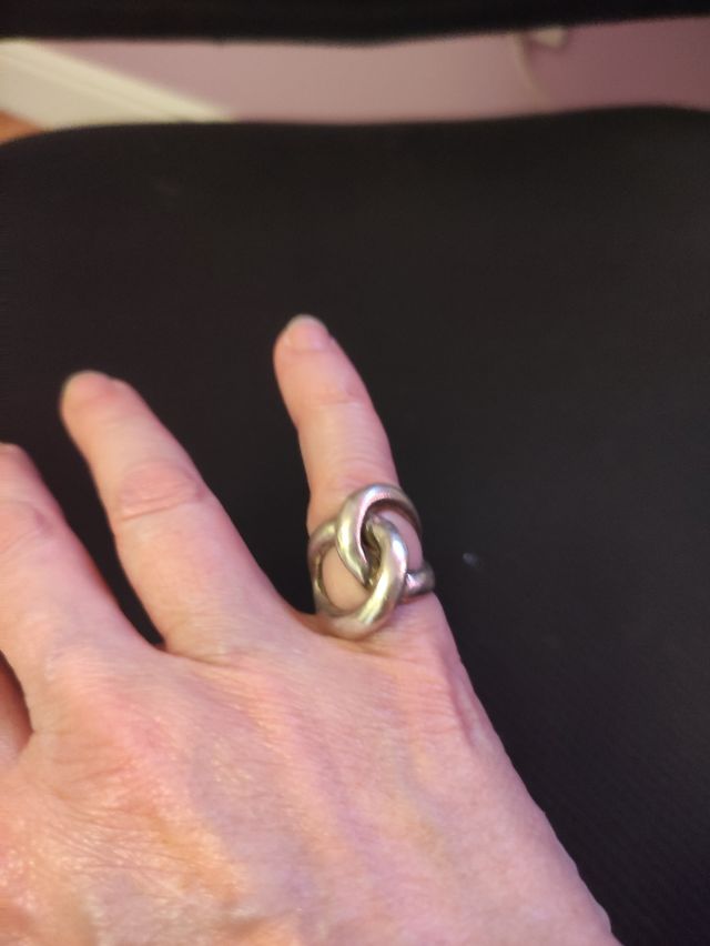 anillo de plata 