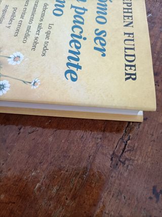 libro,Como ser un paciente sano.