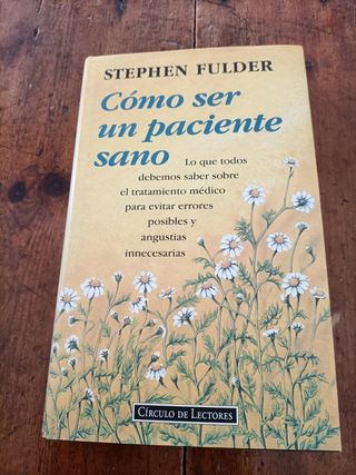 libro,Como ser un paciente sano.