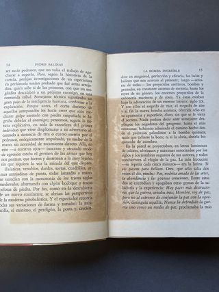 La Bomba Increible. Pedro Salinas (1950)