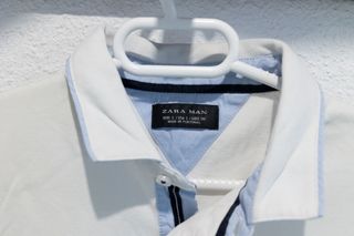 Polo blanco Zara