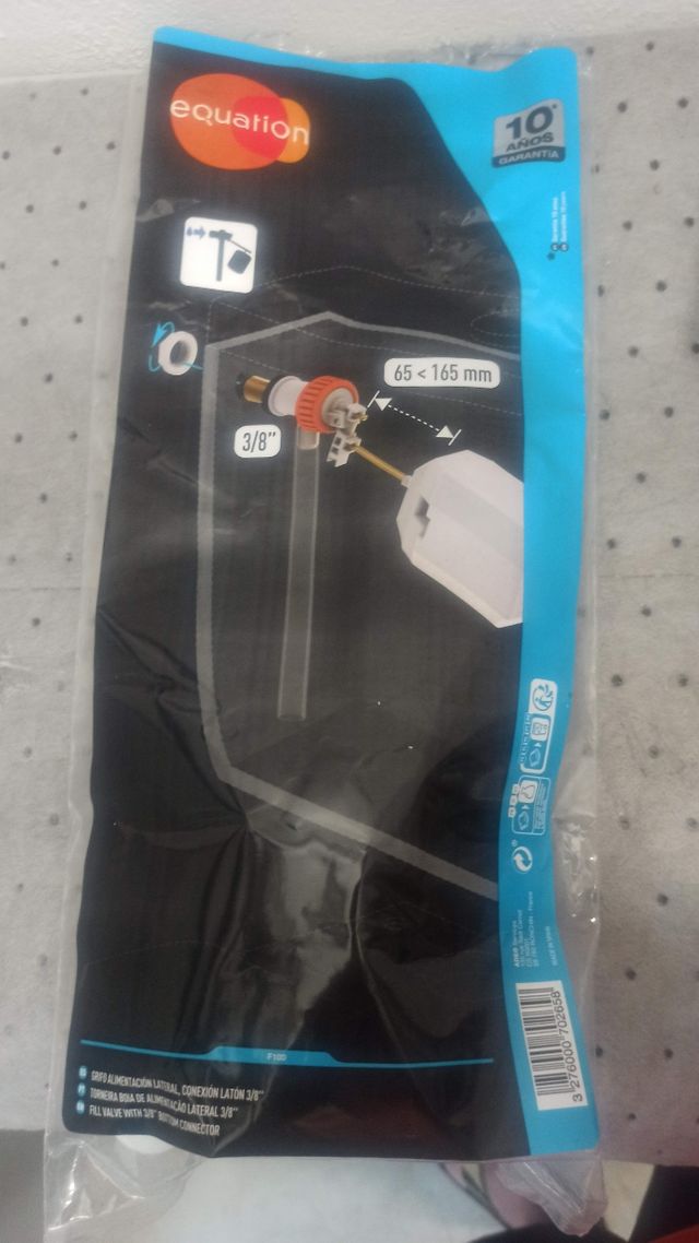 válvula flotador water