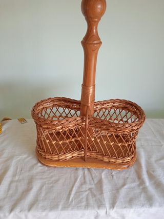 Botellero de Mimbre