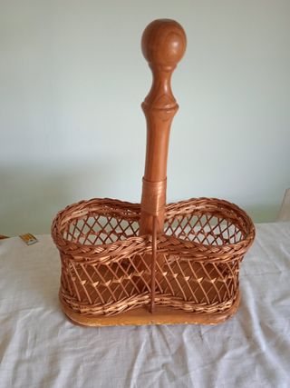 Botellero de Mimbre