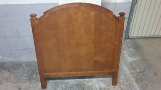 Pareja de cabeceros en madera de raíz con