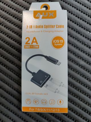 SPLITTER AUDIO 2 in 1 PER IPHONE