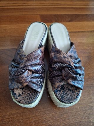 Sandalias de esparto