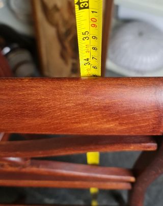 2 Sillas de comedor en caoba