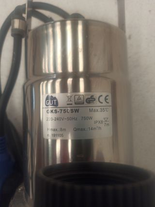 bomba de agua GUT GKS 750