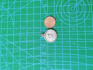 bonita y rara medalla religiosa de plata francesa