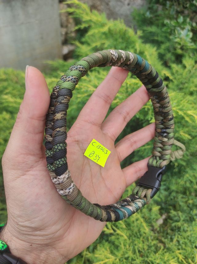 collare in Paracord per Cane Fatto a mano C15063