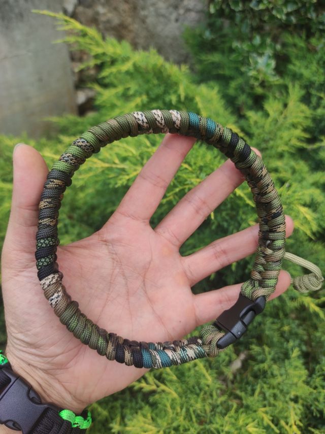 collare in Paracord per Cane Fatto a mano C15063