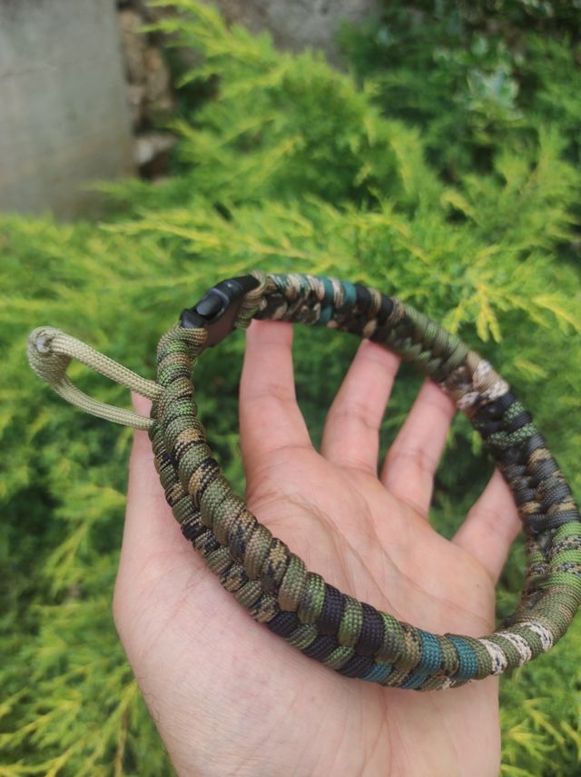 collare in Paracord per Cane Fatto a mano C15063