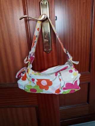 Bolso juvenil flores colores