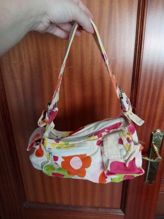 Bolso juvenil flores colores