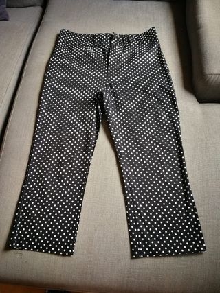 Pantalón topos-lunares