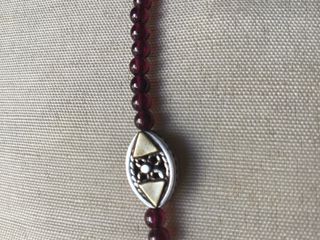 Collar de granates y plata
