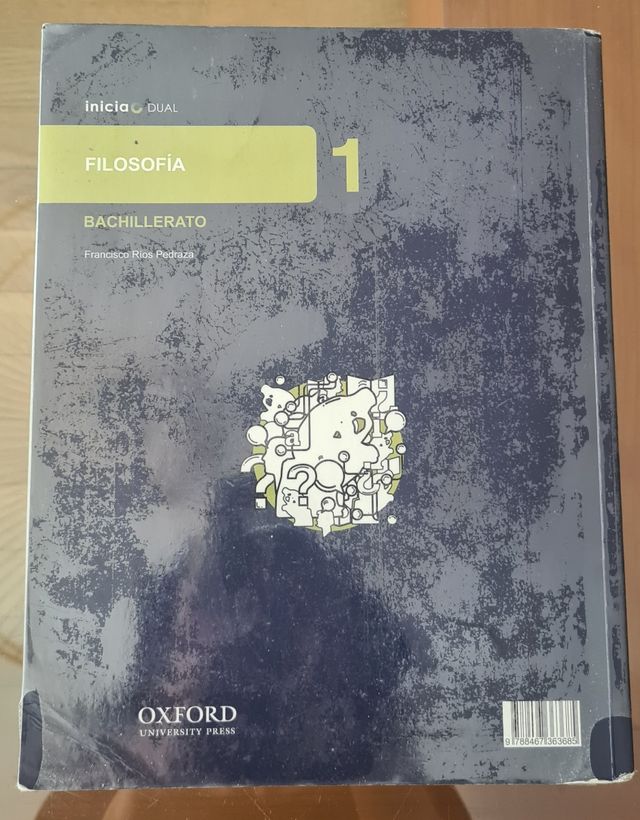 Libro Filosofía 1° Bachillerato. Oxford