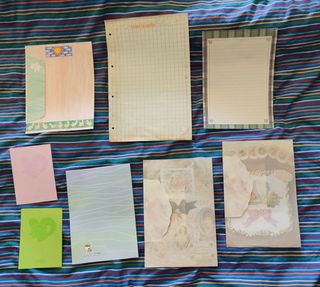 cartas de cambiar vintage (años 90).