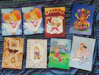 cartas de cambiar vintage (años 90).