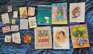cartas de cambiar vintage (años 90).