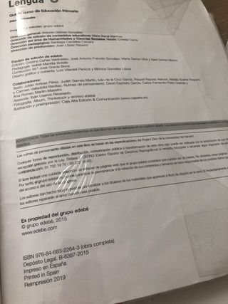 Libros lengua 5° primaria Edebé