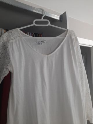 blusa con encaje