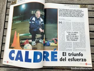 REVISTA BARÇA Nº 17, AÑO 2000. CON PÓSTER DE XAVI.