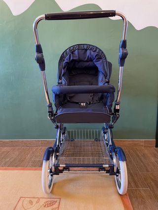 Carro inglesina azul marino usado unos meses