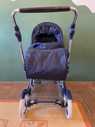 Carro inglesina azul marino usado unos meses