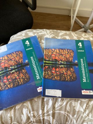 Libro de matemáticas de 4ESO