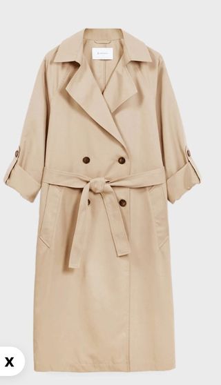Gabardina Stradivarius talla S