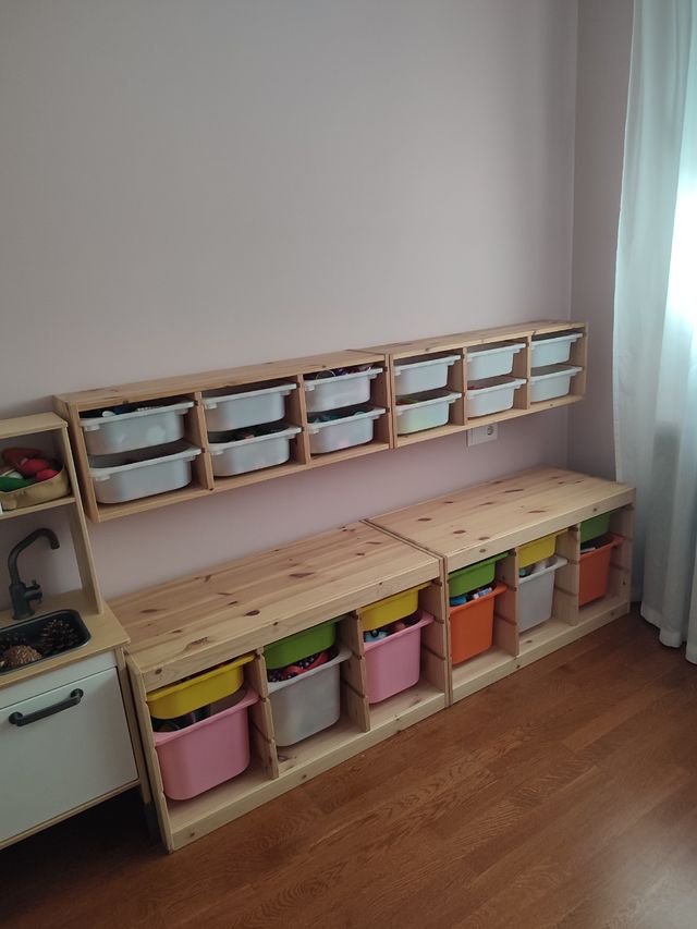 Cajoneras juguetes Ikea (pack completo) de segunda mano por 95 EUR en