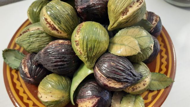 Centro de higos vintage