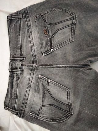 Mis sixty vaquero gris marengo desgastado