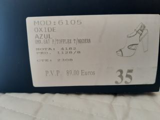 zapatos/sandalias de Pedro Miralles número 35